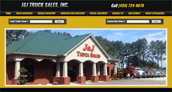 Desktop Screenshot of jandjtrucksales.com