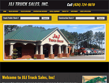 Tablet Screenshot of jandjtrucksales.com